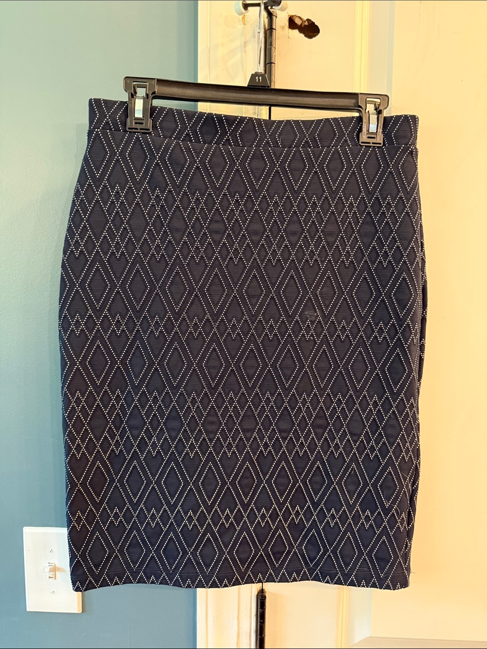 Leota Pencil Skirt Navy
